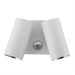 Pureled Twin Luxe Outdoor Wall Light with Sensor 16W CCT Selectable 3000K/4500K/6000K 1000lm Non Dimming IP65 White