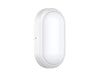 Pureled Platinum Bunker Light Oval 10W CCT Selectable 3000K/4000K/5700K 900-100lm Non Dimming IP65 White