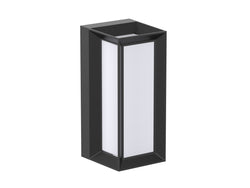 Pureled Urban Rectangle Wall Light 15W CCT Selectable 3000K/4000K/5700K 1260-1490lm Triac Dimming IP65 Black