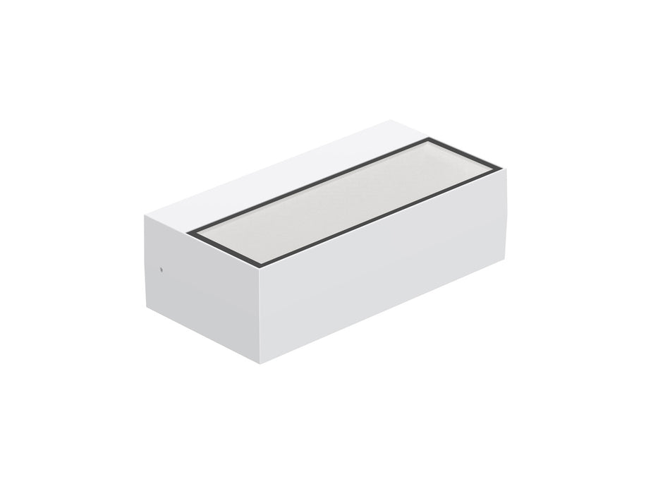 Pureled Up/Down Rectangle Wall Light 10W CCT Selectable 3000K/4000K/5700K 600-750lm Non Dimming IP65 White