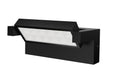 Pureled Adjustable Outdoor Wall Light 240deg Tilt 10W 3000K 1100lm Non Dimming IP65 Black