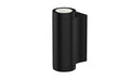 Pureled Up/Down Round Wall Light 15W CCT Selectable 3000K/4000K/5700K 1350-1700lm Non Dimming IP65 Black
