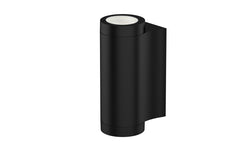 Pureled Up/Down Round Wall Light 15W CCT Selectable 3000K/4000K/5700K 1350-1700lm Non Dimming IP65 Black