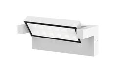 Pureled Adjustable Outdoor Wall Light 240deg Tilt 10W 3000K 1100lm Non Dimming IP65 White
