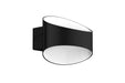 Pureled Oval Wall Light 8W CCT Selectable 3000K/4000K 380-435lm Triac Dimming IP40/IP20 Black