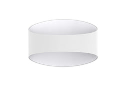 Pureled Oval Wall Light 8W CCT Selectable 3000K/4000K 380-435lm Triac Dimming IP40/IP20 White