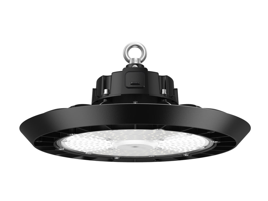 Pureled Eco Switchable High Bay Light Selectable 120W/160W/200W Selectable 4000K/5000K 19800-33000 0-10V Dimming IP65 Black