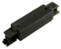 Pureled Centre Power Feed for 3-Circuit Track Black