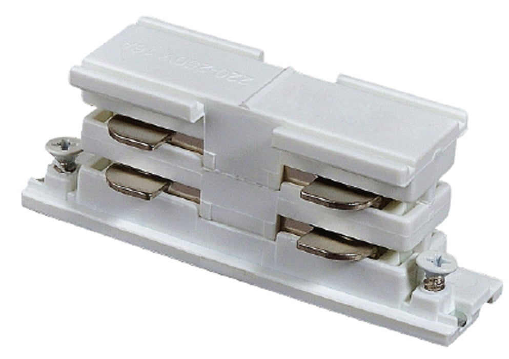 Pureled Straight Joiner for 3-Circuit Track White