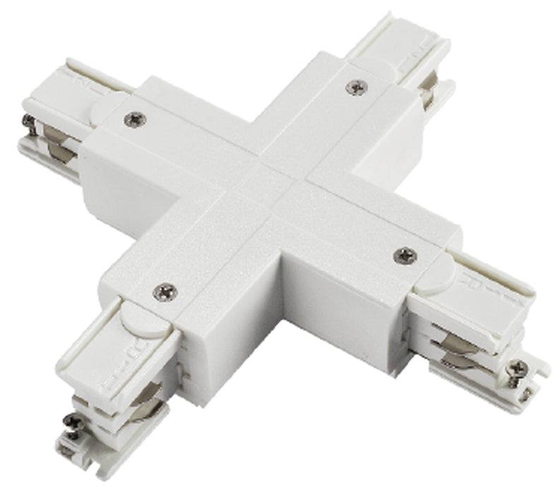 Pureled Cross Joiner for 3-Circuit Track White