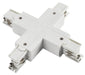 Pureled Cross Joiner for 3-Circuit Track White