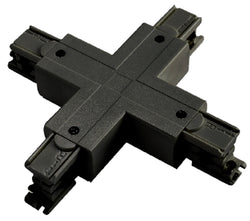 Pureled Cross Joiner for 3-Circuit Track Black