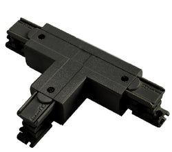 Pureled T-Joiner Left for 3-Circuit Track Black