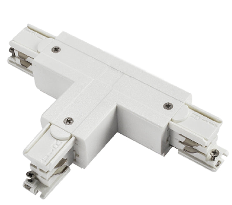 Pureled T-Joiner Left for 3-Circuit Track White