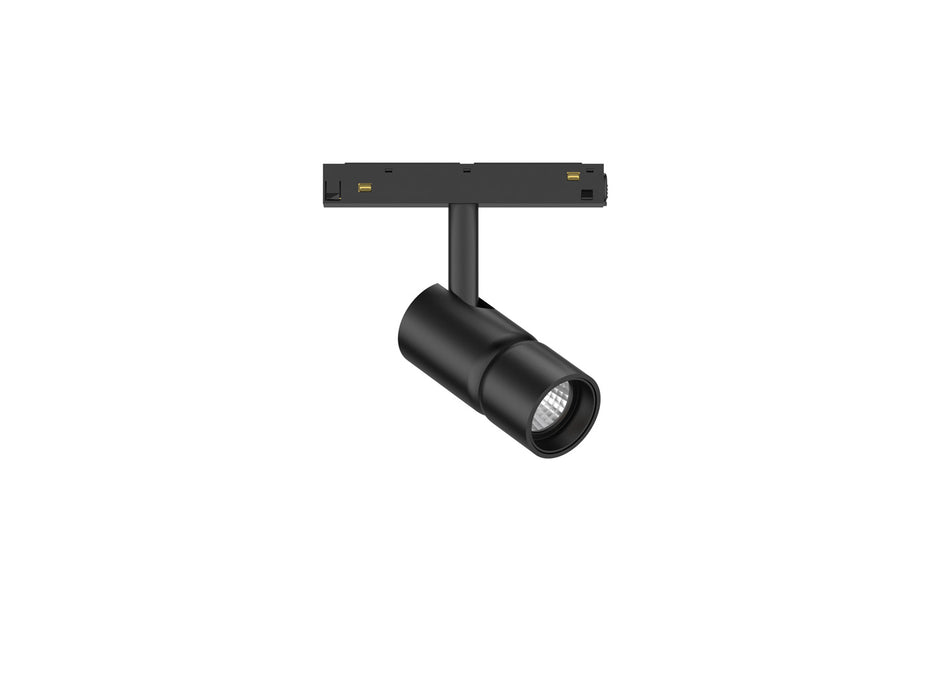 Pureled 48V Spot Track Light 7W 3000K CRI>90 620-690lm Non Dimming IP20 Black