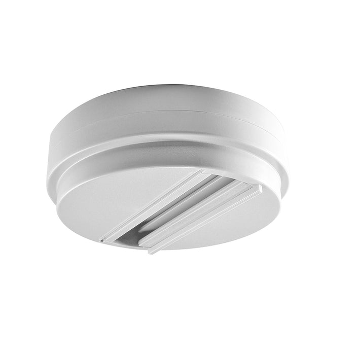 Pureled Surface Mount Plate for 3-Circuit Track White