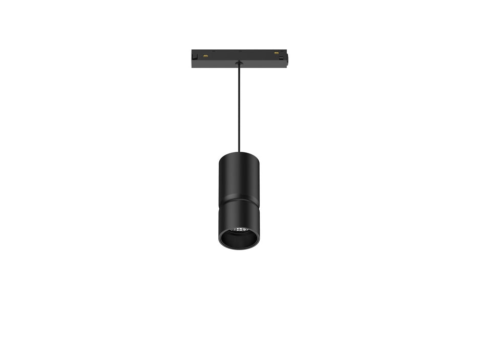 Pureled 48V Pendant Track Light 11W 3000K CRI>90 870-920lm Non Dimming IP20 Black