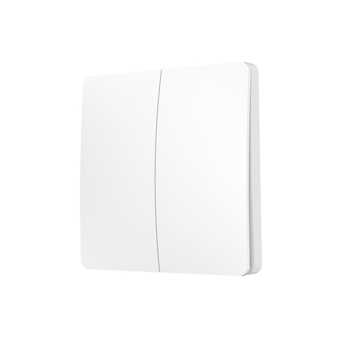 Pureled Wireless Switch 2-Gang Rocker Switch White