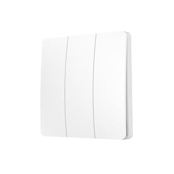 Pureled Wireless Switch 3-Gang Rocker Switch White