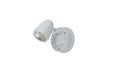 Pureled Single Outdoor Spot Light with Sensor 13W CCT Selectable 3000K/4000K/5700K 850lm Non Dimming IP54 White