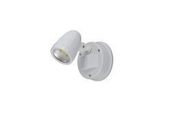Pureled Single Outdoor Spot Light with Sensor 13W CCT Selectable 3000K/4000K/5700K 850lm Non Dimming IP54 White