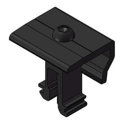 Clenergy Zano End Clamp for Frame Height 28-42mm, Black