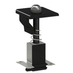Clenergy Universal Clamp for Frame Height 30-46mm with Grounding Clip, Black