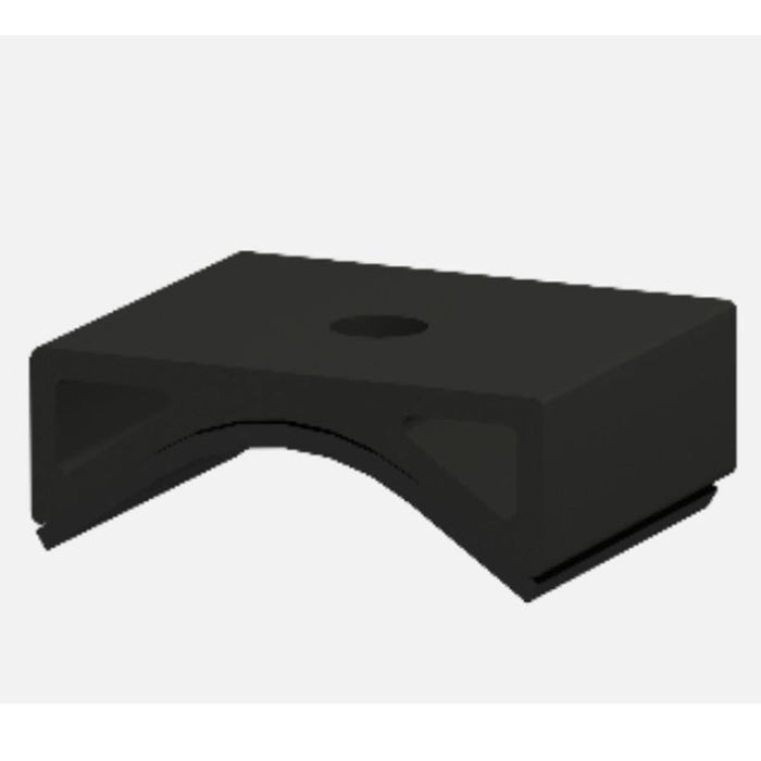 Clenergy Adapter (Puck) for Corrugated Iron Roof, with EPDM, for Tin Interface ER-I-05, black anodized