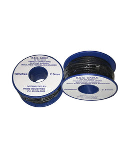 Prime Industries RSG Wire 2.5mm Black 10m