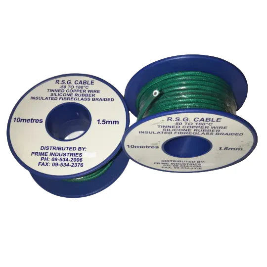 Prime Industries RSG Wire 1.5mm Green 10m