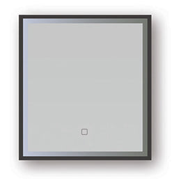 Newtech 900 Broadway Mirror with LED Lighting & Demister - Black