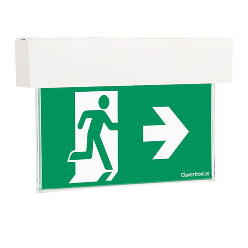 Clevertronics Ultrablade Emergency Exit LED LP Pro Surface Mount Double Sided