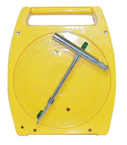 Hamer Earth Wire Reel c/w 50M Flexible Cable, 2 Clips and Earth Stake