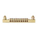 Teubel Earth bar 10 way two stud 6mm