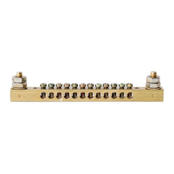 Teubel Earth bar 12 way two stud 6mm