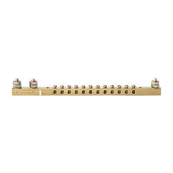 Teubel Busbar 63A 12 Way 3 Stud 9.5mm Pitch