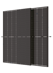 Trinasolar TSM-445NEG9RC.27 Solar Panel Vertex S+ 445W Bi Facial Dual Glass N-Type - Black Frame