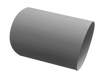 Manrose Duct Solid 125mm PVC Grey 2m