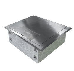 Vynco Floorbox Economy 1 Surface Lid 2Power 4Data