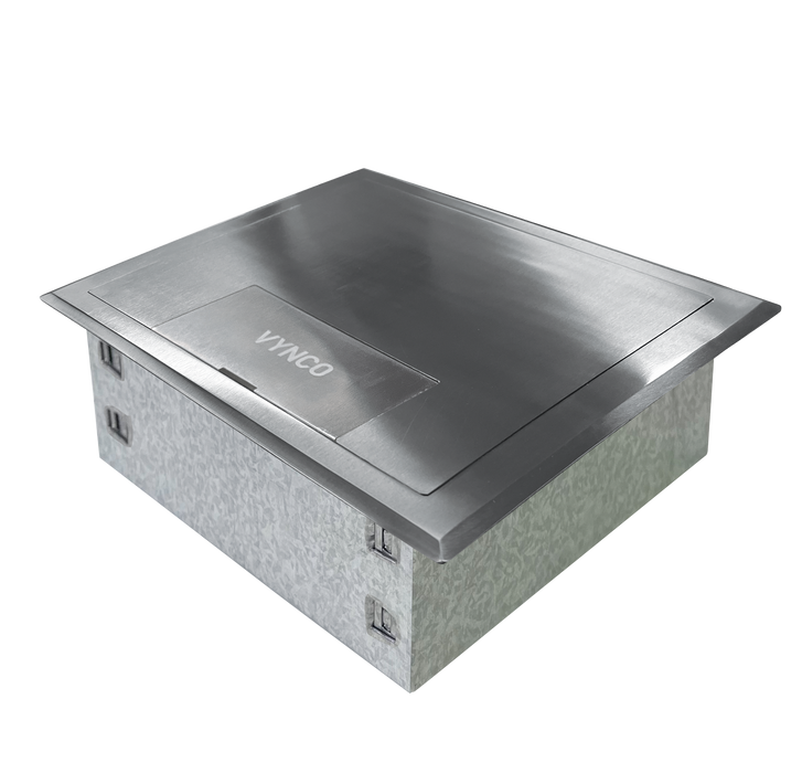 Vynco Floorbox Economy 1 Surface Lid 2Power 4Data