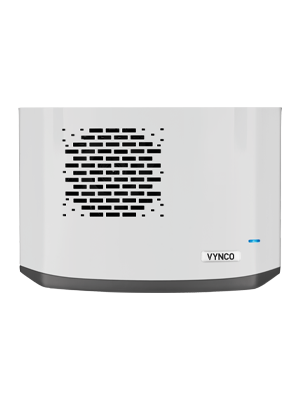 Vynco H/P Cyprus Bathroom Fan Heater 2.4kw Silver