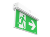 Pureled Specification Range Surface Mount Blade Exit Light 24M Double Sided 1W  Maintained IP20  White Directional Signs Included