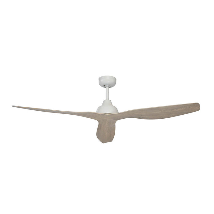BRILLIANT BAHAMA 52' CEILING FAN-WHITE WITH TIMBER FINISH BLADES