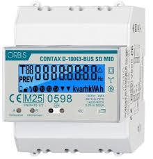 Orbis BUS S0 MID 3-Phase, 4-Module (72 Mm) Multifunctional Energy Meter