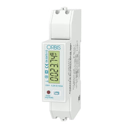 Orbis BUS MID Digital Energy Meter for Single-Phase Circuits Up To 100A