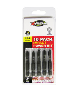 Blu-Mol Xtreme Impact Bit Phillips No.2 X 50mm - 10 Pack