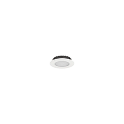 Halcyon Fixed Round Recessed Cabinet Light 3W 3K 12V AC/DC White - Driver Sold Separately