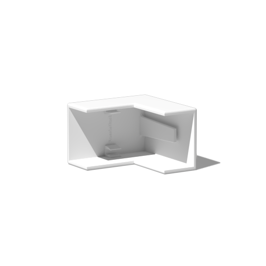 AussieDuct Trunking Mini 16x10mm External Angle White
