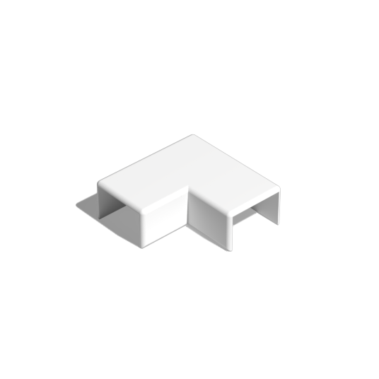 AussieDuct Trunking Mini 16x16mm External Angle White