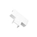 AussieDuct Trunking Mini 16x16mm Flat Tee White